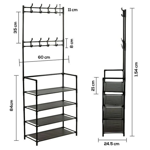 Estante Organizador de Zapatos y Abrigos